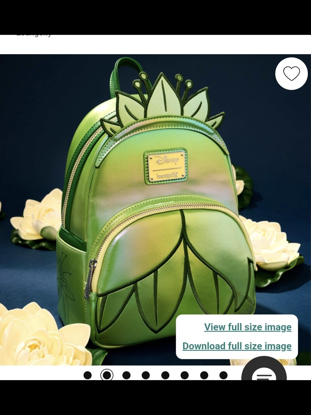 Disney Loungefly Tiana